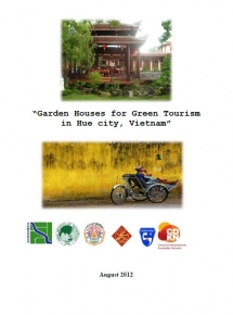 Garden houses for green tourism in Hue City, Vietnam
