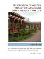 Preservation of garden houses for sustainable urban tourism – Hue City