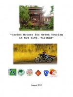 Garden houses for green tourism in Hue City, Vietnam