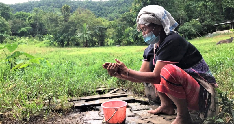 Handwashing and mask wearing during COVID-19 in water insecure communities in Chiang Mai