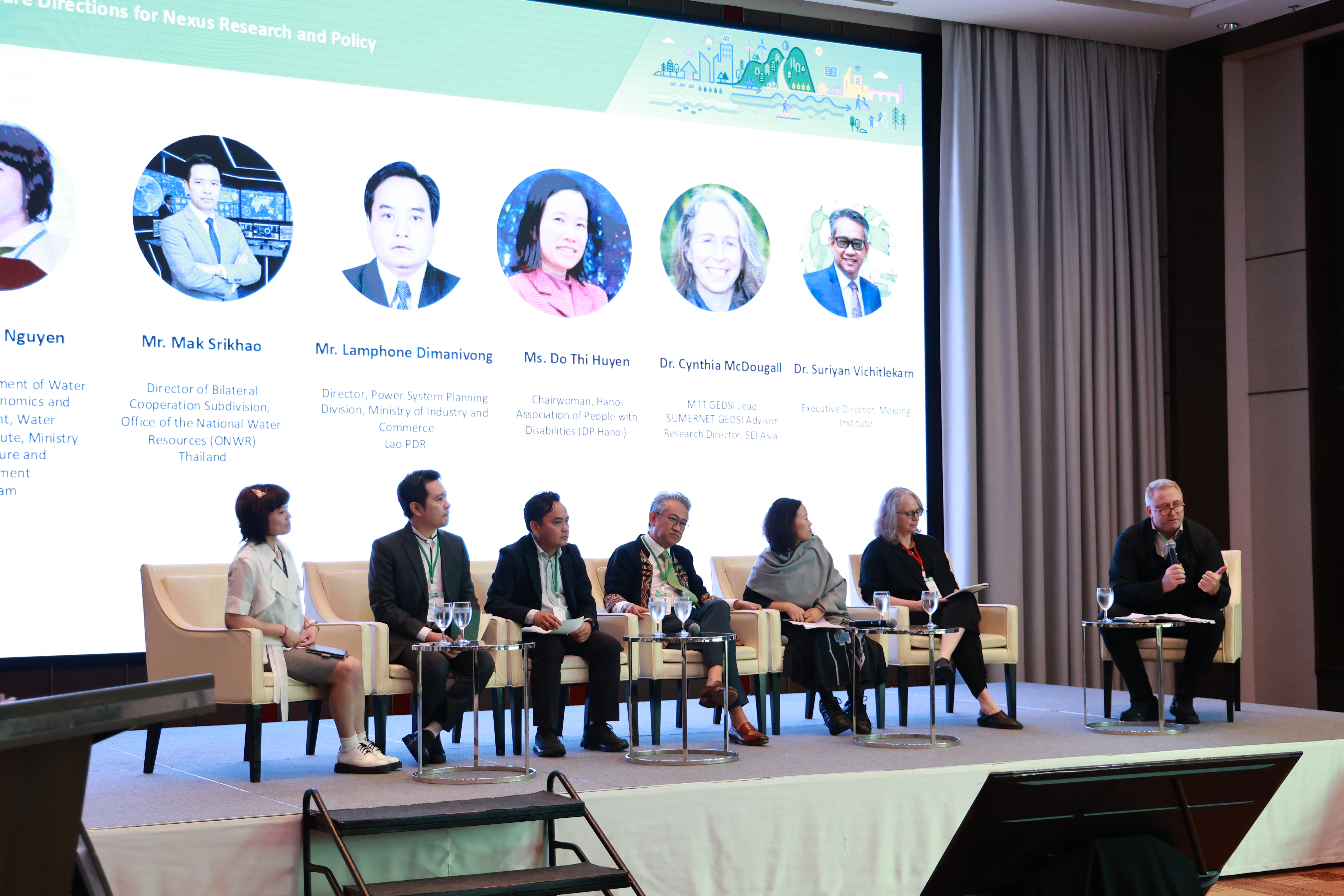  MTT – SUMERNET Regional Policy Forum 2025: Advancing Water–Energy–Climate Nexus Solutions for a Resilient Mekong. Photo: Wichai Juntavaro.